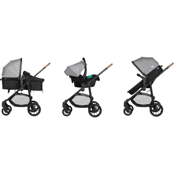 Bebeconfort Kombikinderwagen Haze Trio Tinted Gray