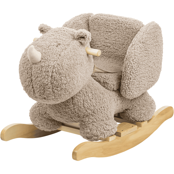 Nattou TEDDY rocking animal teddy rhino taupe