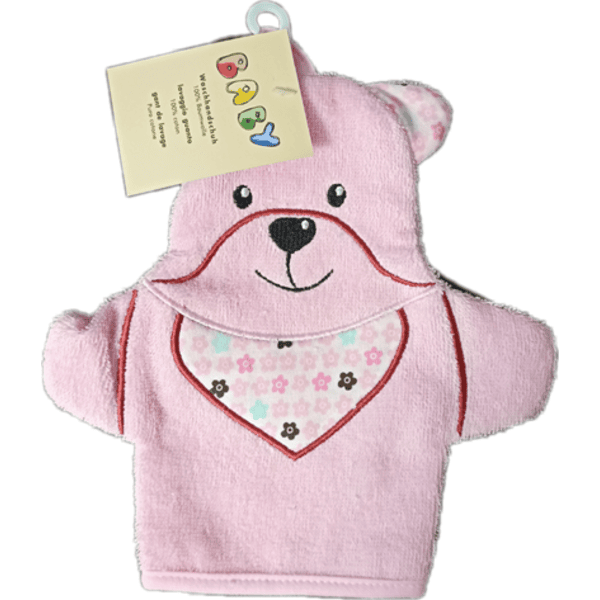 Hut Wash Handskar Bear Pink 