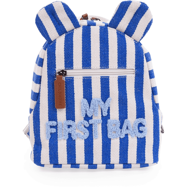 CHILDHOME Sac à dos enfant My First Bag rayures bleues