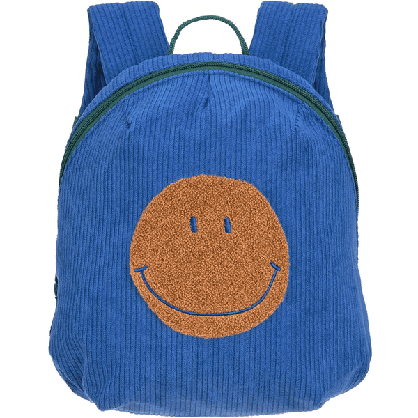 LÄSSIG Little Smile Mochila de guardería Cord Gang - , Azul