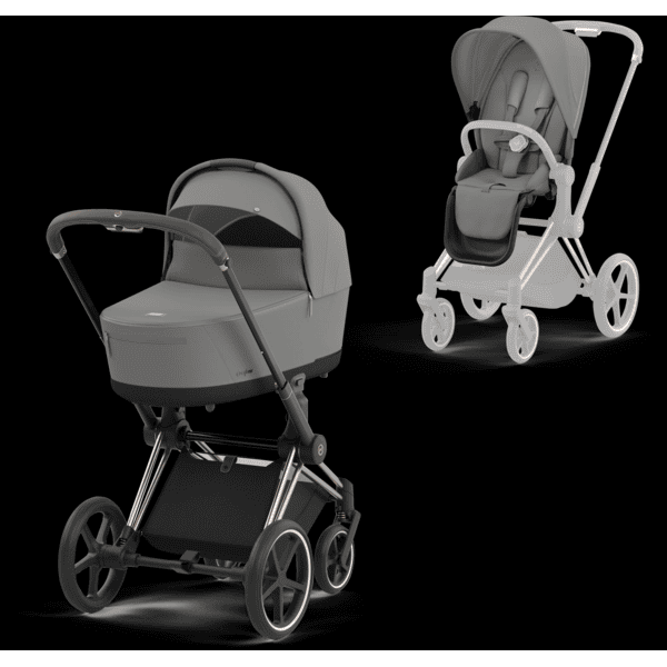 cybex PLATINUM Kombikinderwagen New Priam Priam Rosegold Mirage Grey