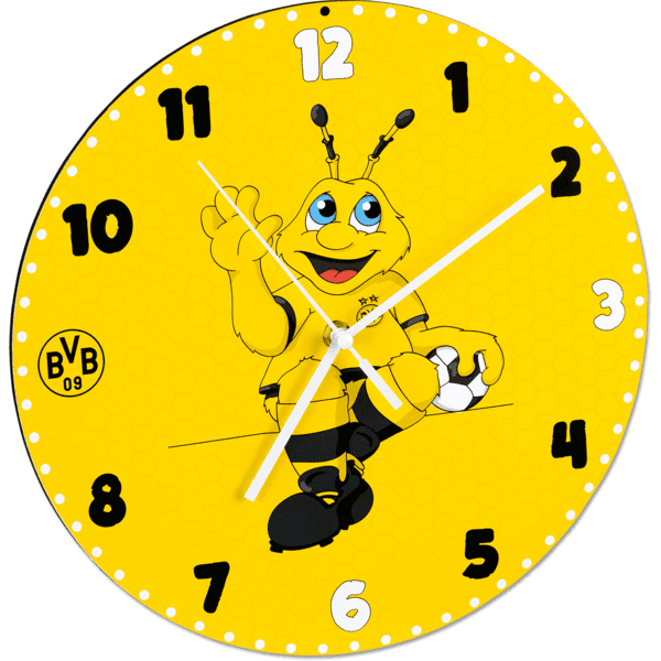 BVB Kinder-Wanduhr EMMA