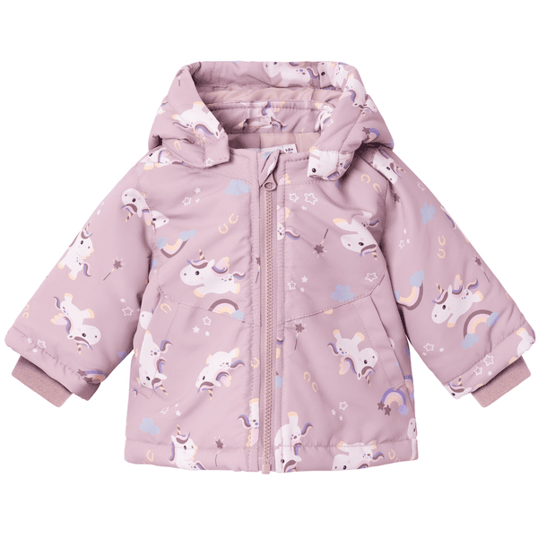 name it Kurtka outdoorowa Nbfmaxi Mauve Shadows