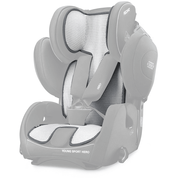 RECARO Airmesh-överdrag Black Grå för Young Sport Hero