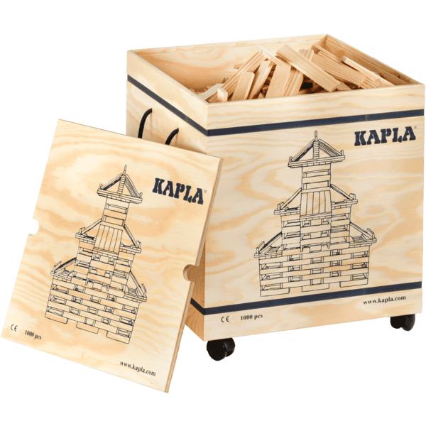 KAPLA Set costruzioni in legno - Scatola da 1000 pezzi
