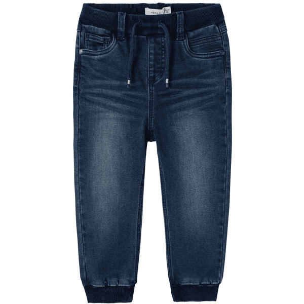 name it Baggy Fleece Jeans Nmmben Dark Blue Denim