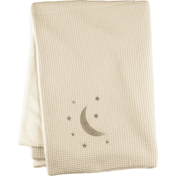 Sterntaler Babydecke Mond ecru 100 x 75 cm