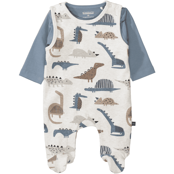 STACCATO romper+skjorte dino-mønstret 