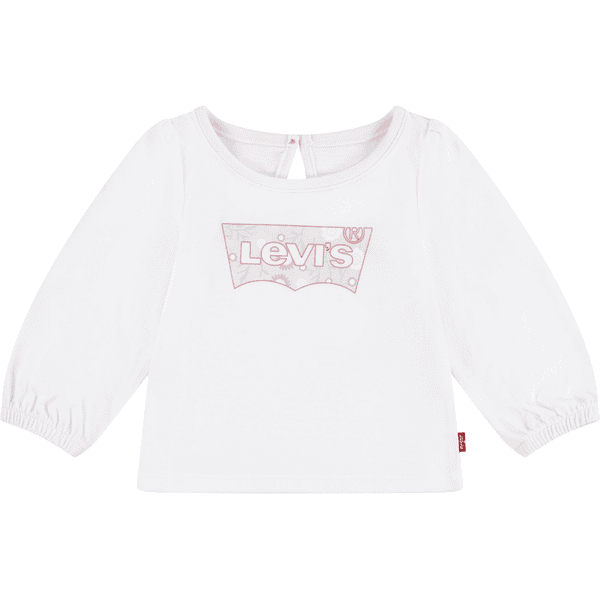 Bright Koszula z długim rękawem Levi's® BATWING PUFF - White 