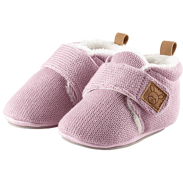 Sterntaler Babykrabbelschuh Strick rosa melange