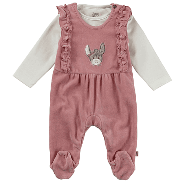 Sterntaler Emmi Girl romper set matný růžový