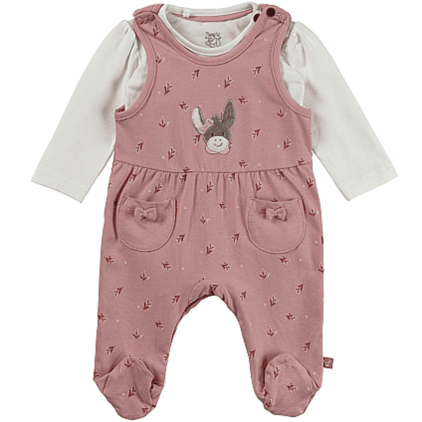 Sterntaler Romper set blommor matt rosa 