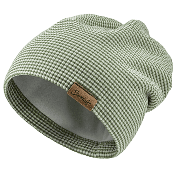 Sterntaler Bonnet côte vert mat 