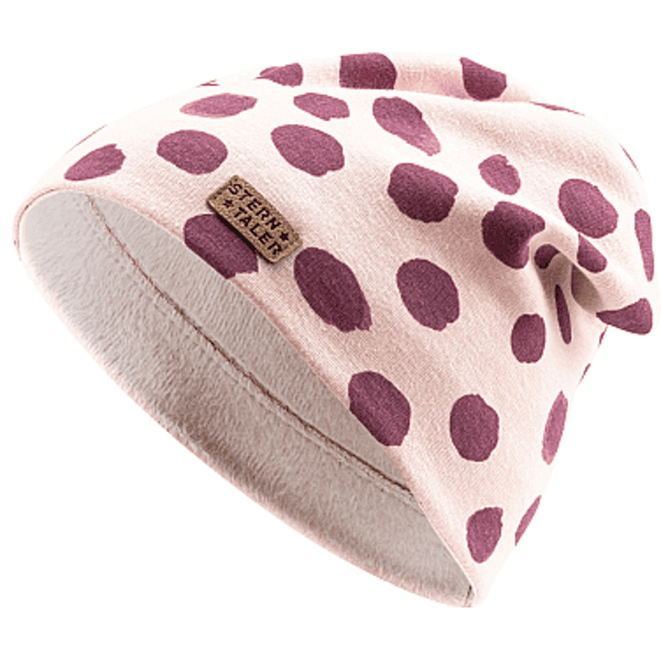 Sterntaler Gorro lunares rosa mate 