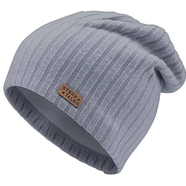 Sterntaler Gorro de canalé gris azul 