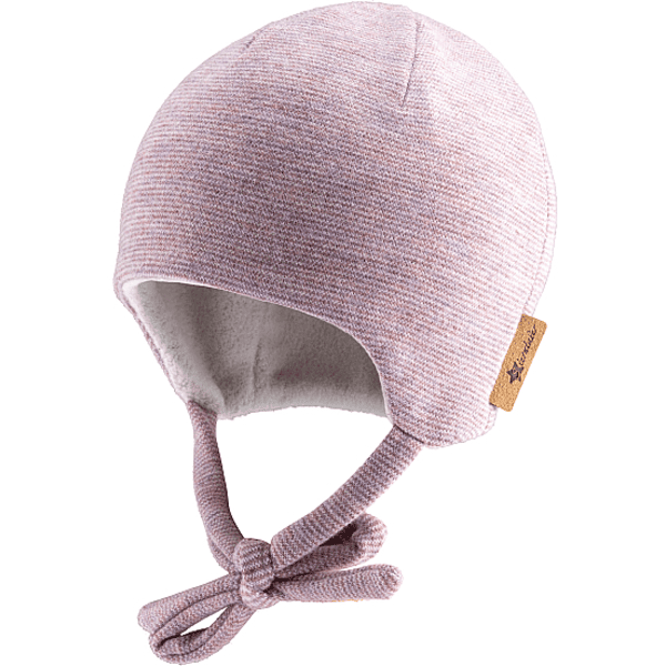 Sterntaler Beanie Streifen pastellviolett