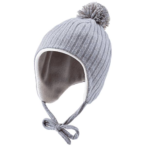 Sterntaler Gorra inca acanalada gris azul 