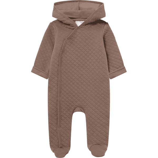 kindsgard Baby overall vaffel bruin