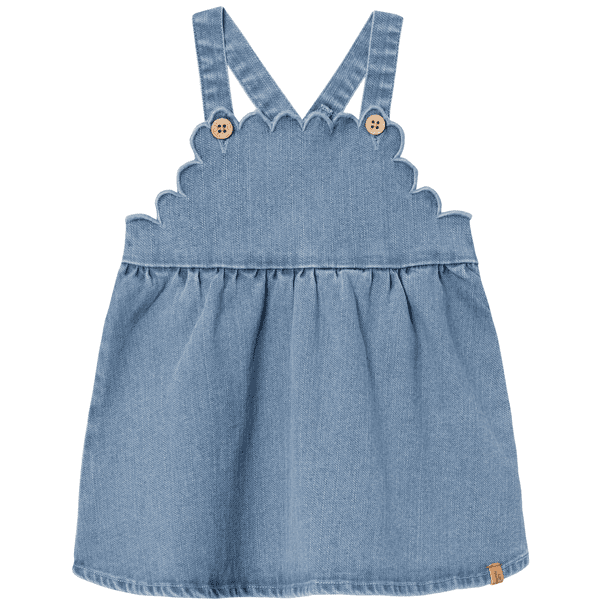 Medium Lil'Atelier hagesmæk-kjole Nbfokaja Blue Denim