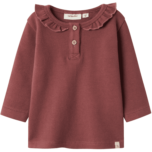 Camicia Lil'Atelier a maniche lunghe Nbfthoro Rose Down