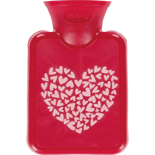 fashy® Taschenwärmer 0,3L Herz in rot