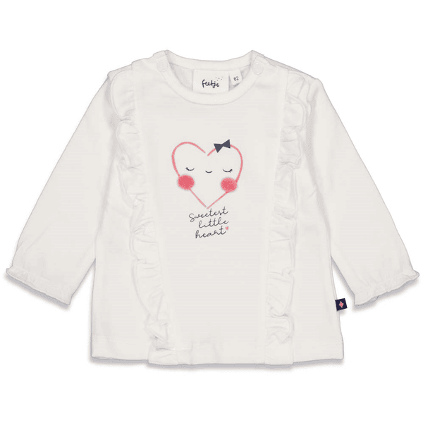 Feetje Camicia a maniche lunghe Sweetest Sweet heart Off white 