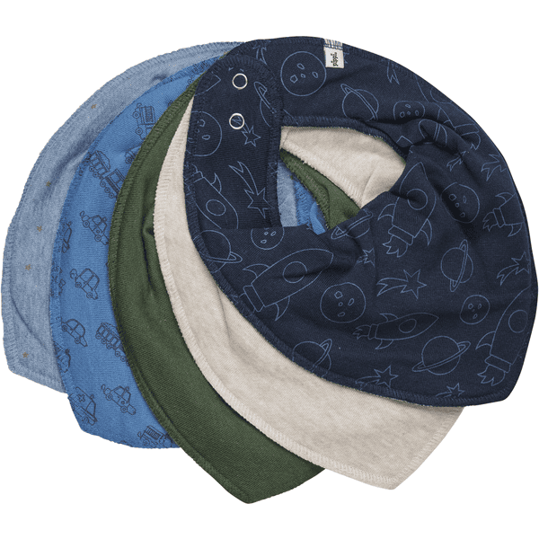 pippi Bandana 5 Pack Ashley Blue