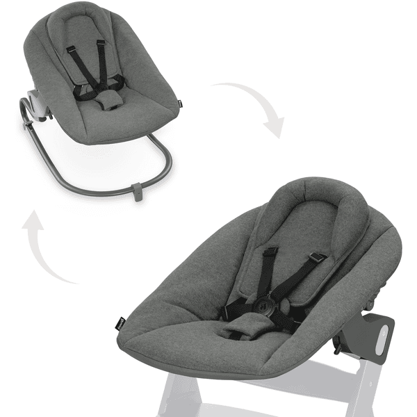 Hauck Babyaufsatz Alpha Bouncer Premium Dark Grey