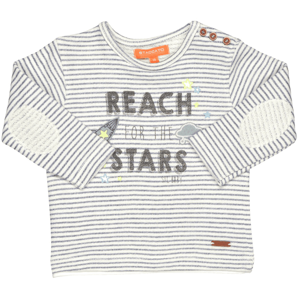 STACCATO Girls Sweatshirt offwhite Streifen