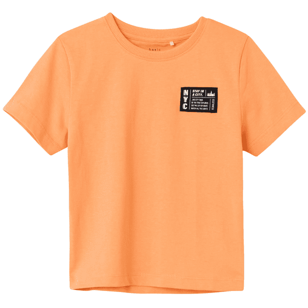 name it T-Shirt Nmmvector Mock Orange