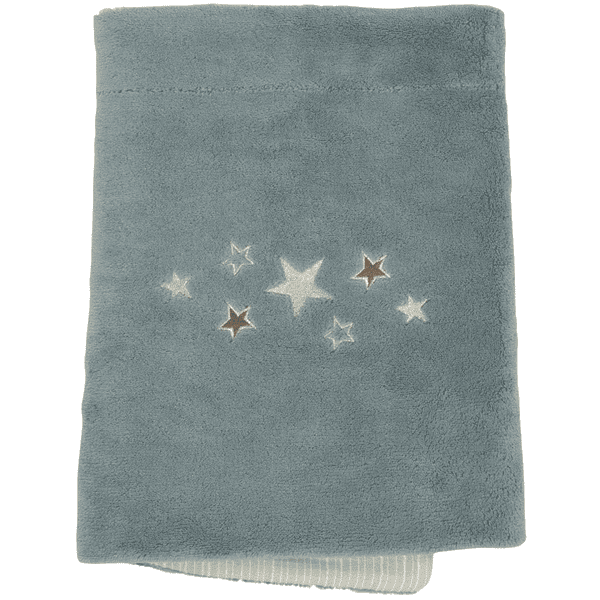 Be Be 's Collection Cuddle Blanket Plush Star Mint 75 x 100 cm