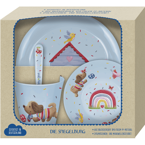 Coppenrath Teckelservies cadeauverpakking - BabyGlück