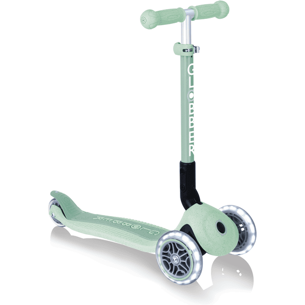 GLOBBER Junior Faltbarer Scooter Lights Eco pistazie