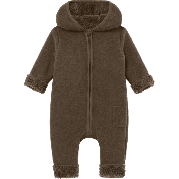 kindsgard Fleece overall kuddel bruin