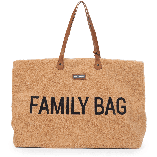 CHILDHOME Borsa fasciatoio Family Bag, Teddy beige