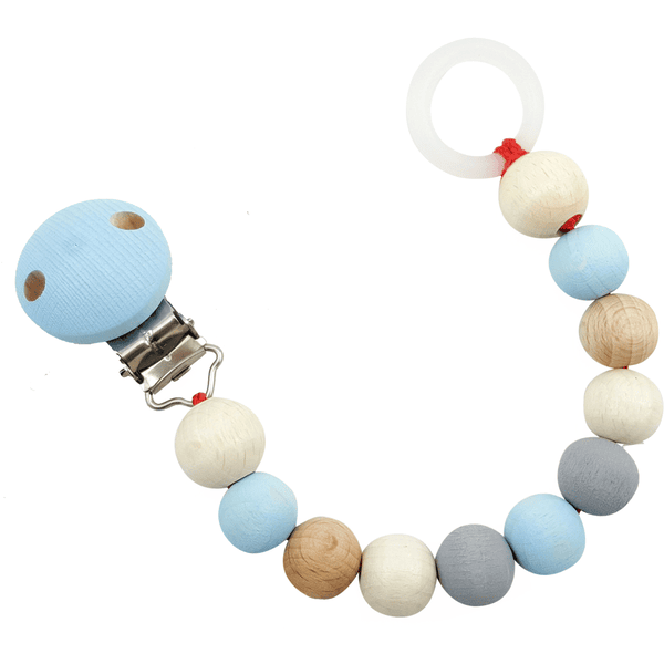 HESS fopspeenketting nature blauw