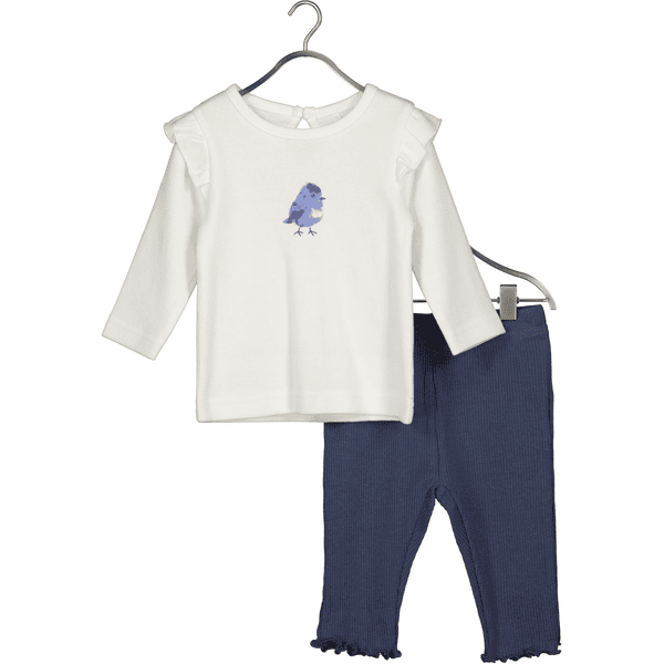 BLUE SEVEN Baby Set Shirt + Hose Offwhite