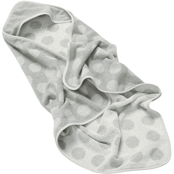 Leander Kapuzenbadetuch cool grey 