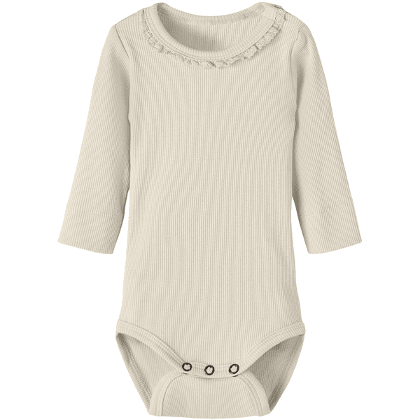 Lil'Atelier Bodysuit z długim rękawem Nbfgago Turtledove