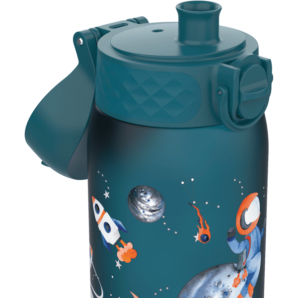 Botella de agua para niños a prueba de fugas Ion8, sin BPA, azul