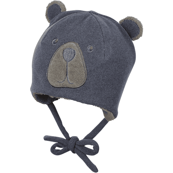 Sterntaler Cap Bear sininen melange 