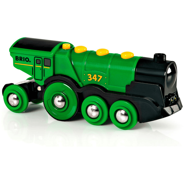 BRIO® WORLD Figurine locomotive enfant à piles verte 33593