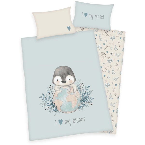 babybest® Bettwäsche Pinguin 100 x 135 cm