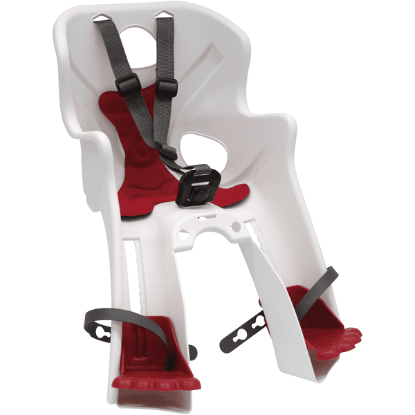 BELLELLI Asiento de bicicleta Rabbit Soporte de manillar Handlefix White Rojo