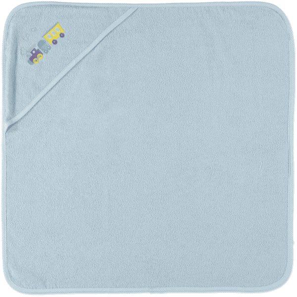 HAT & Koupelnový ručník s kapucí CO modrý 75 x 75 cm