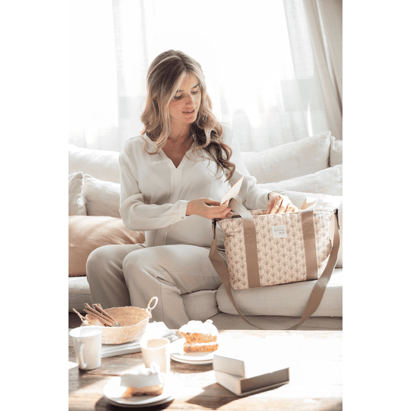 Borsa Mamma Fasciatoio - Passeggino - Indiana Beige - Walking Mum