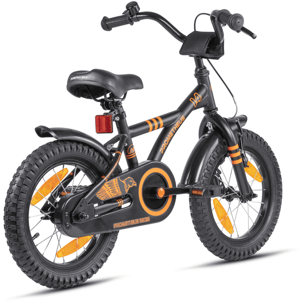 PROMETHEUS BICYCLES V lo enfant 14 pouces noir mat orange