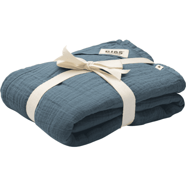 BIBS® Wickeltuch Muslin Swaddle, Petrol