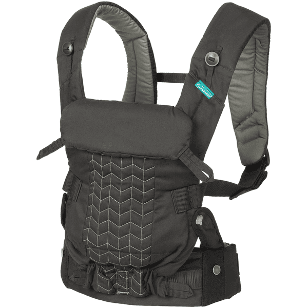 Mochila Porteo Ergonómico Cangurera Bebe Portabebes 4 En 1 Gris